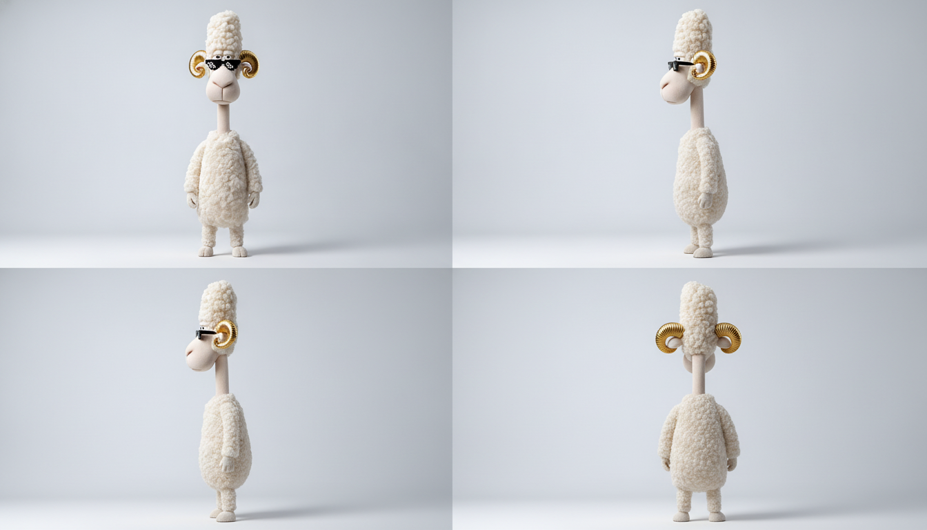MEGA Sheep · meme shades · Quick sheet · Nano Banana