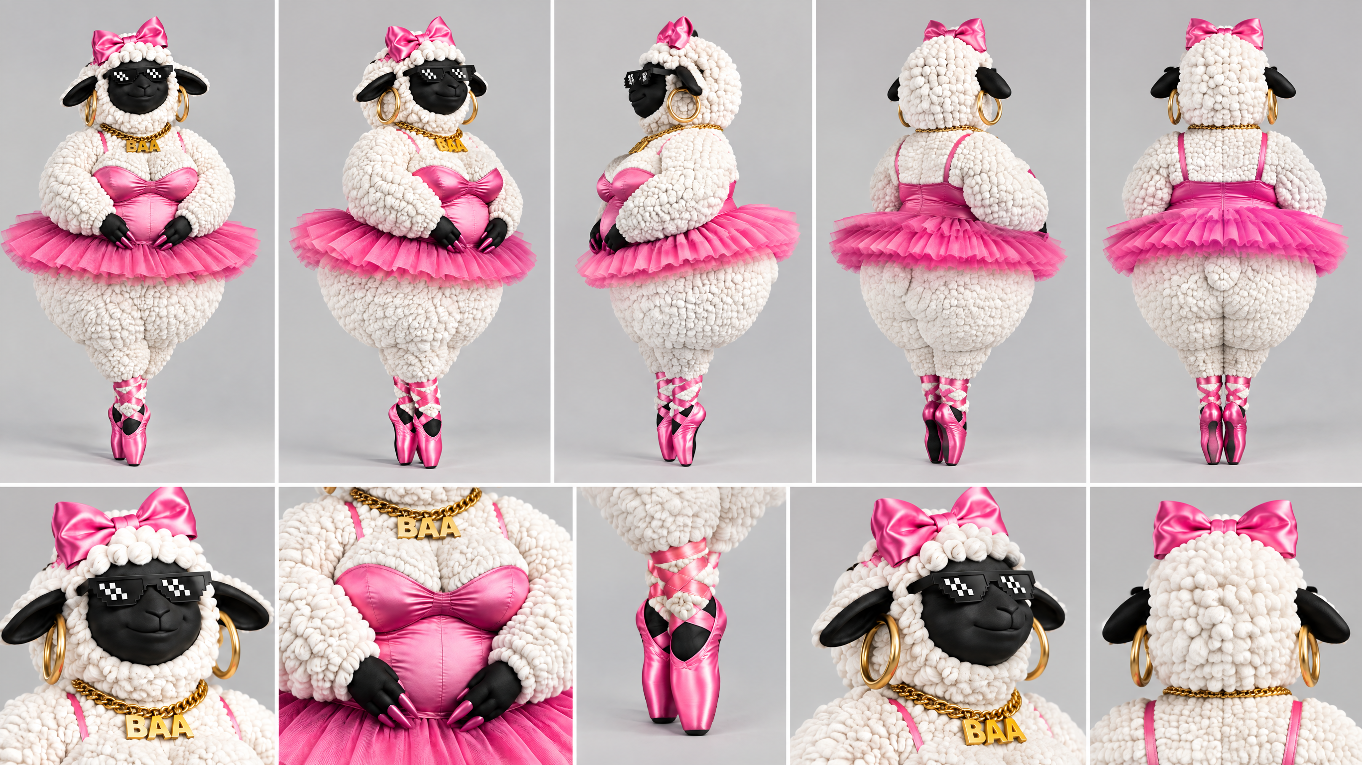 Big Baa-llerina · Quick sheet · GPT Image 2.5